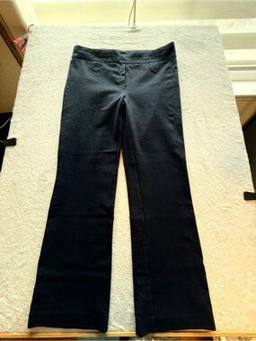 Rekucci Pull On Dark Indigo Knit Bootcut Pants Womens Size 16